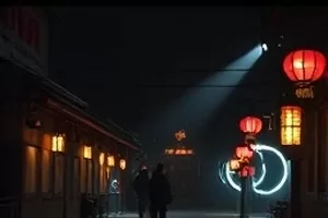 都市剧《南风过境时》封面，被风吹起的白色窗帘与窗台绿植