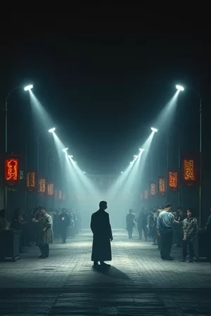 历史正剧《铜与盐》竖版海报，青铜器表面与散落盐粒特写